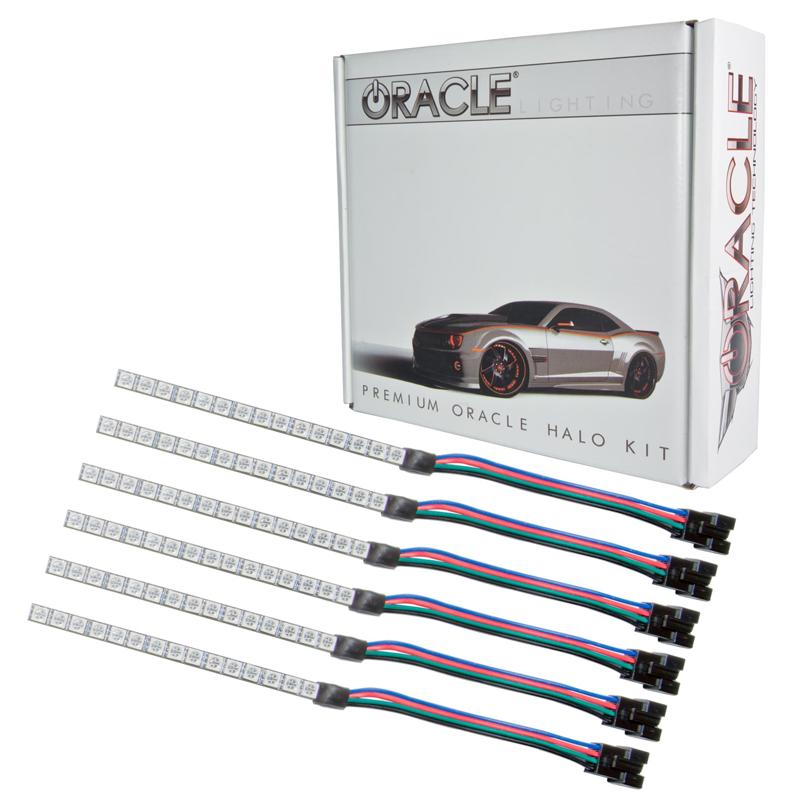 ORACLE Lighting 2015-2017 Ford Mustang V6/GT/Shelby ColorSHIFT DRL Upgrade w/Halo Kit product image