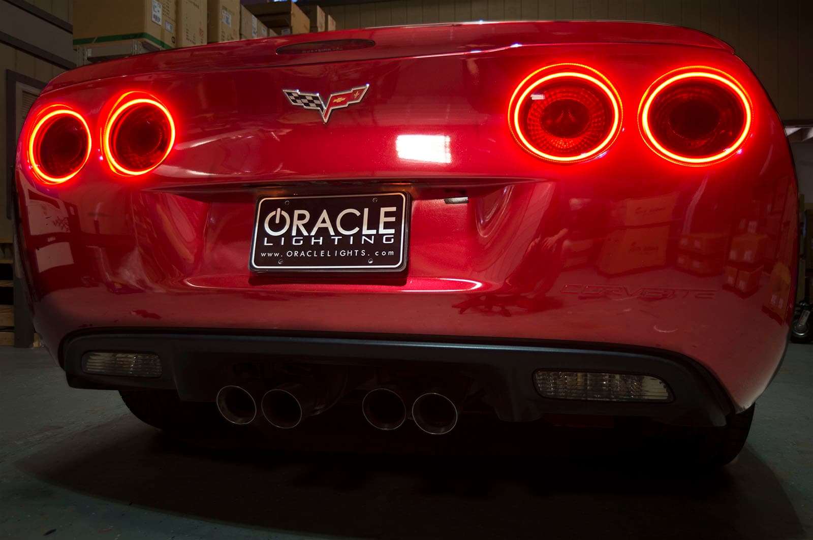 2542-003 - Chevrolet Corvette C6 2005-2013 ORACLE LED Tail Light Halo Kit product image