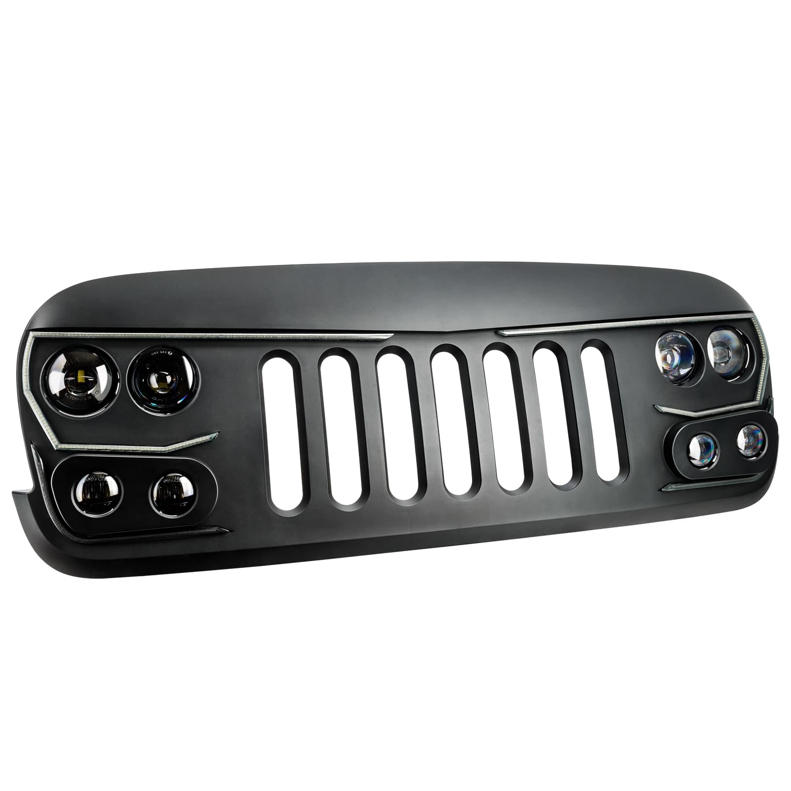5817-504 - Oracle Lighting Vector Series Full LED Grill- Jeep Wrangler JK product image