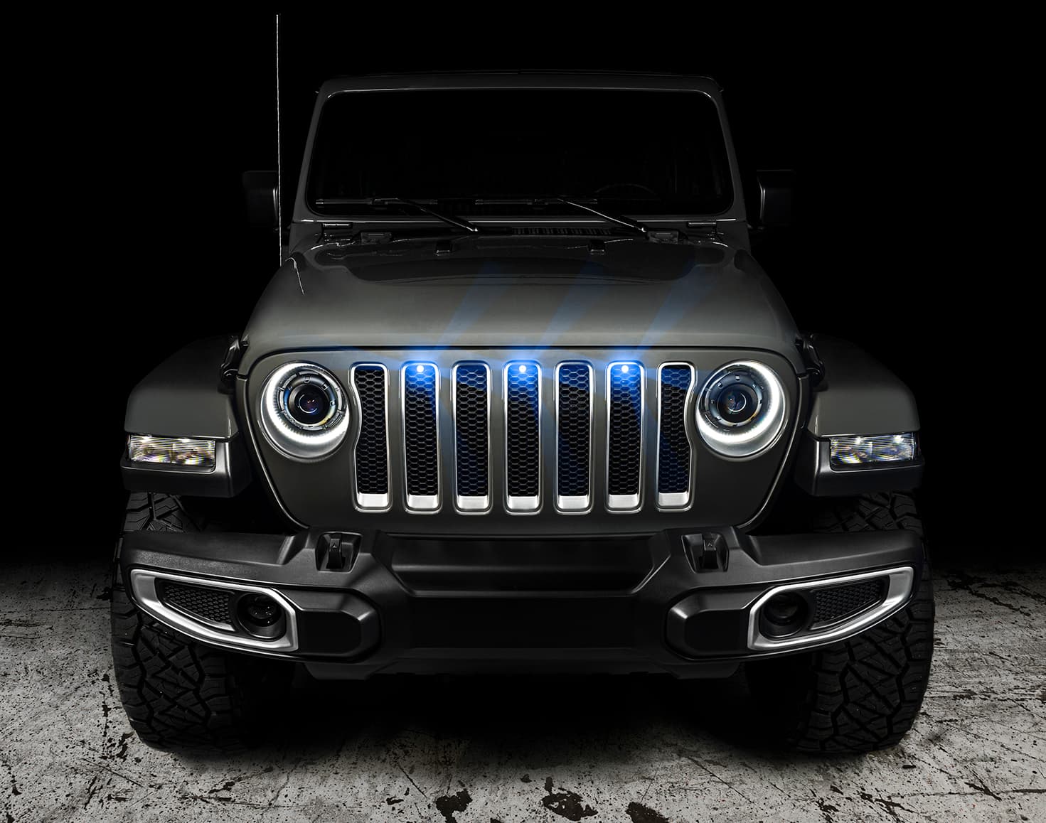 Oracle Pre-Runner Style LED Grill Light Kit - Blue - JT product image