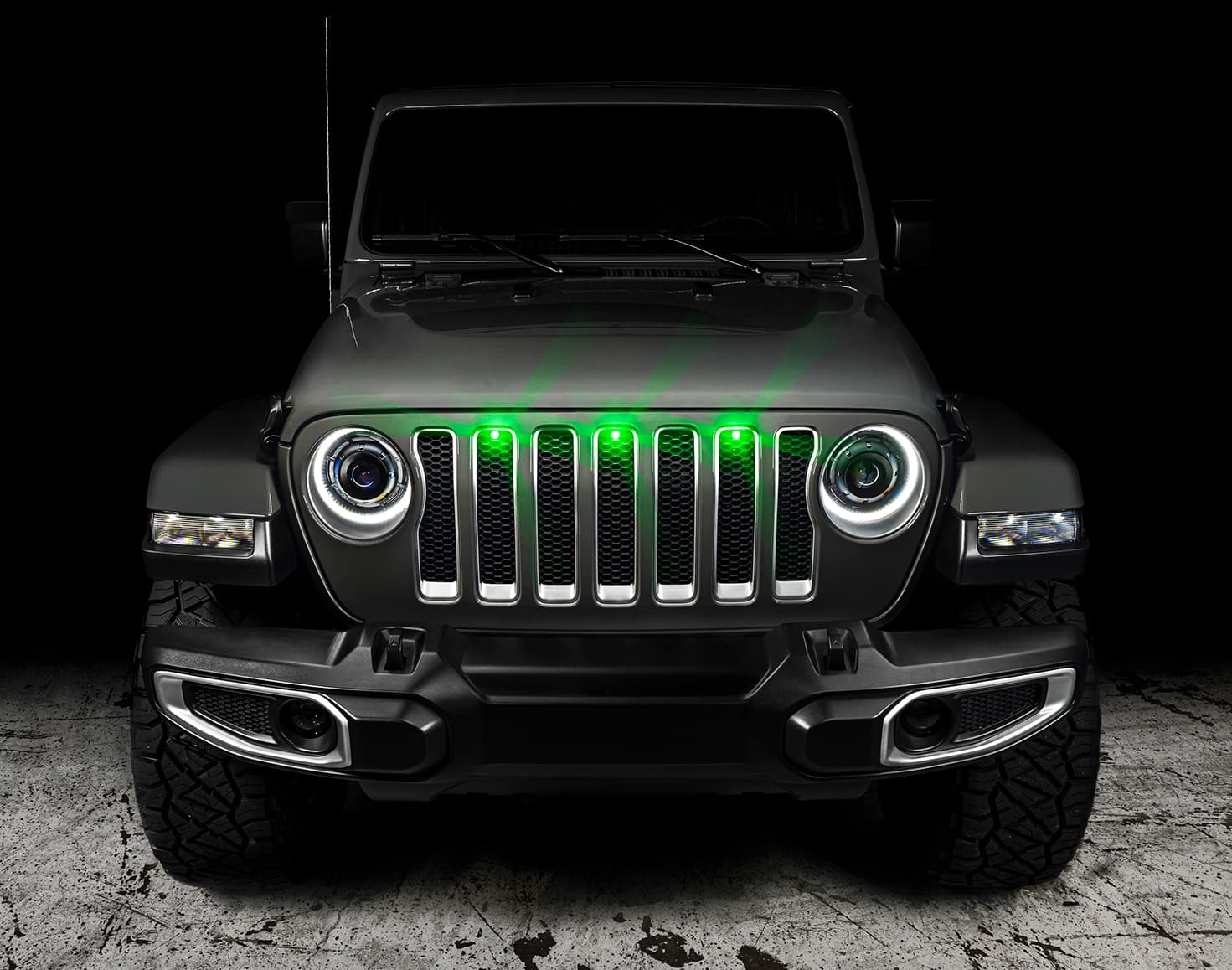 Oracle Pre-Runner Style LED Grill Light Kit - Green - JT product image