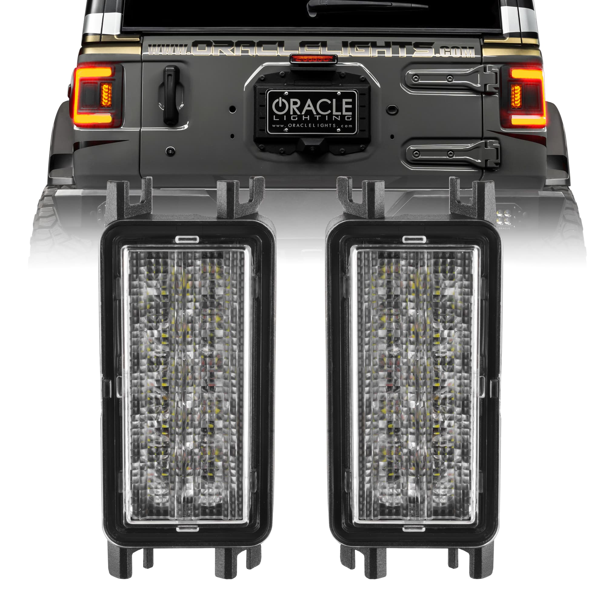 ORACLE Lighting Dual Function Amber/White Reverse LED Module for Jeep Wrangler JL Flush Tail Lights product image