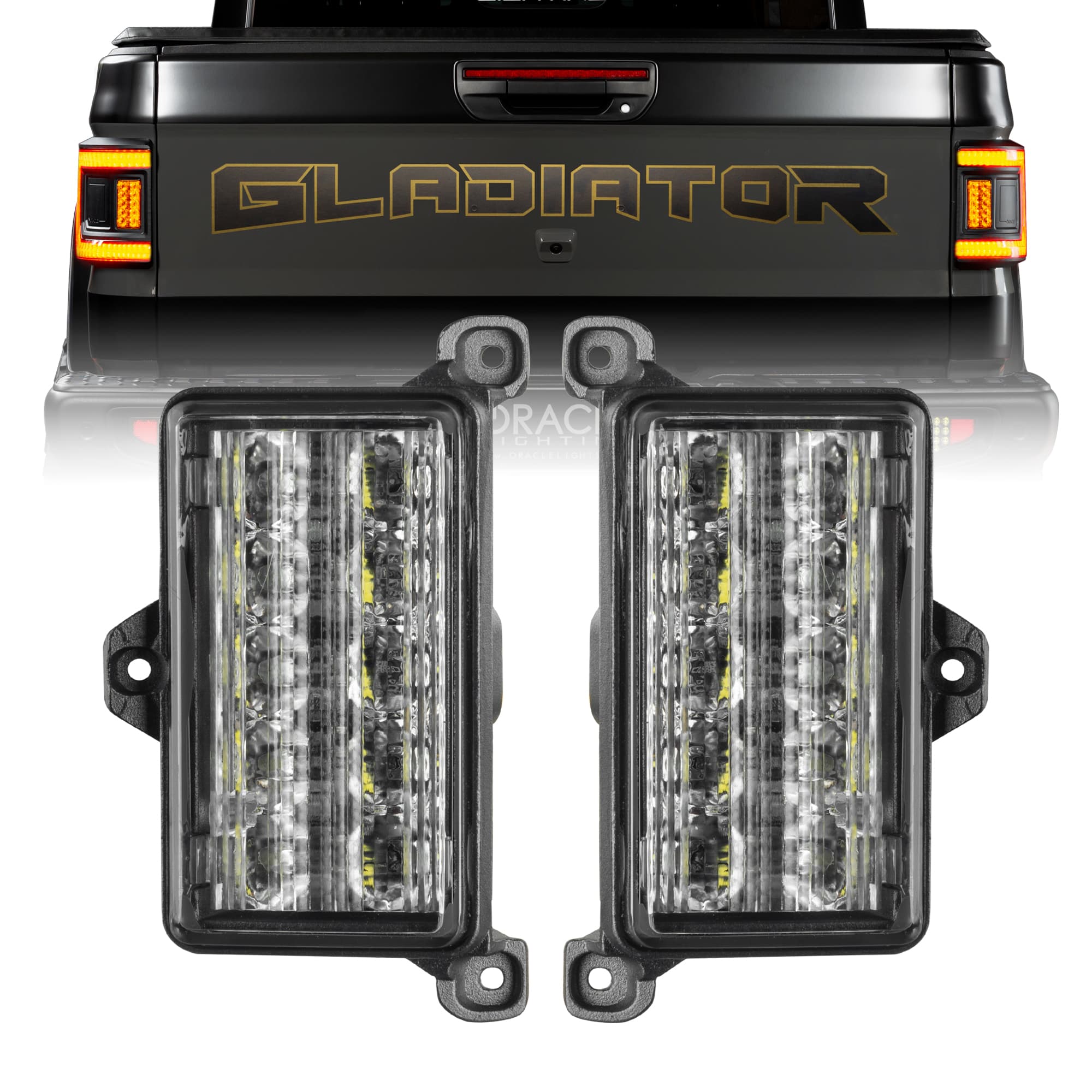 ORACLE Lighting Dual Function Amber/White Reverse LED Module for Jeep Gladiator JT Flush Tail Lights product image