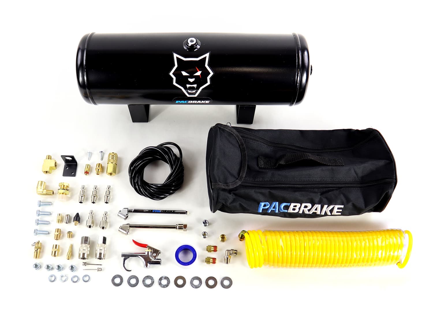 2 12 Gallon Carbon Steel Premium Air Tank Kit Consists Of Air Tank Airline Air Nozzle Air Accessories Fittings And Fasteners Pacbrake product image