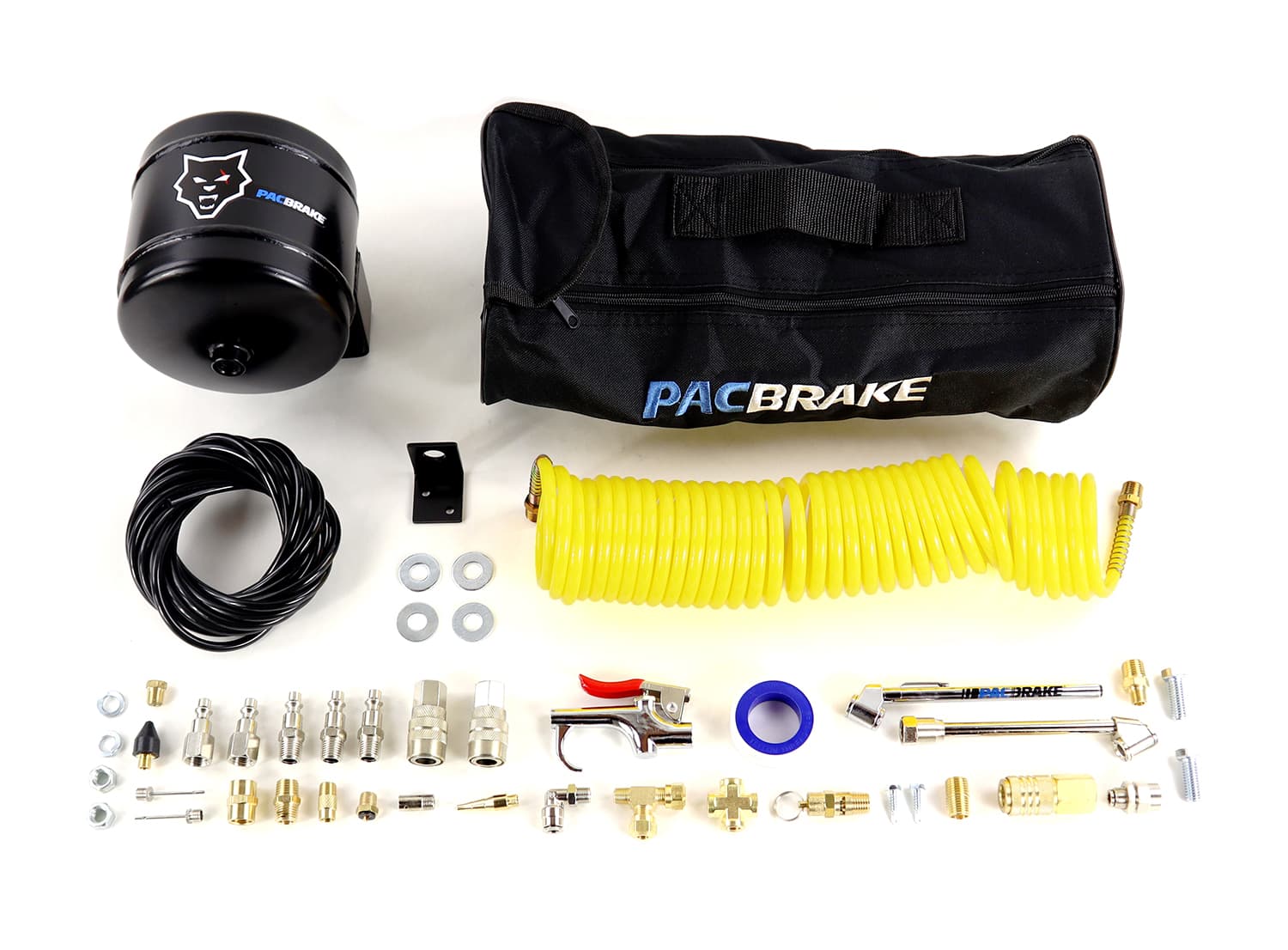 12 Gallon Carbon Steel Premium Air Tank Kit WAir Tank Airline Air Nozzle Air Accessories Fittings and Fasteners Pacbrake product image
