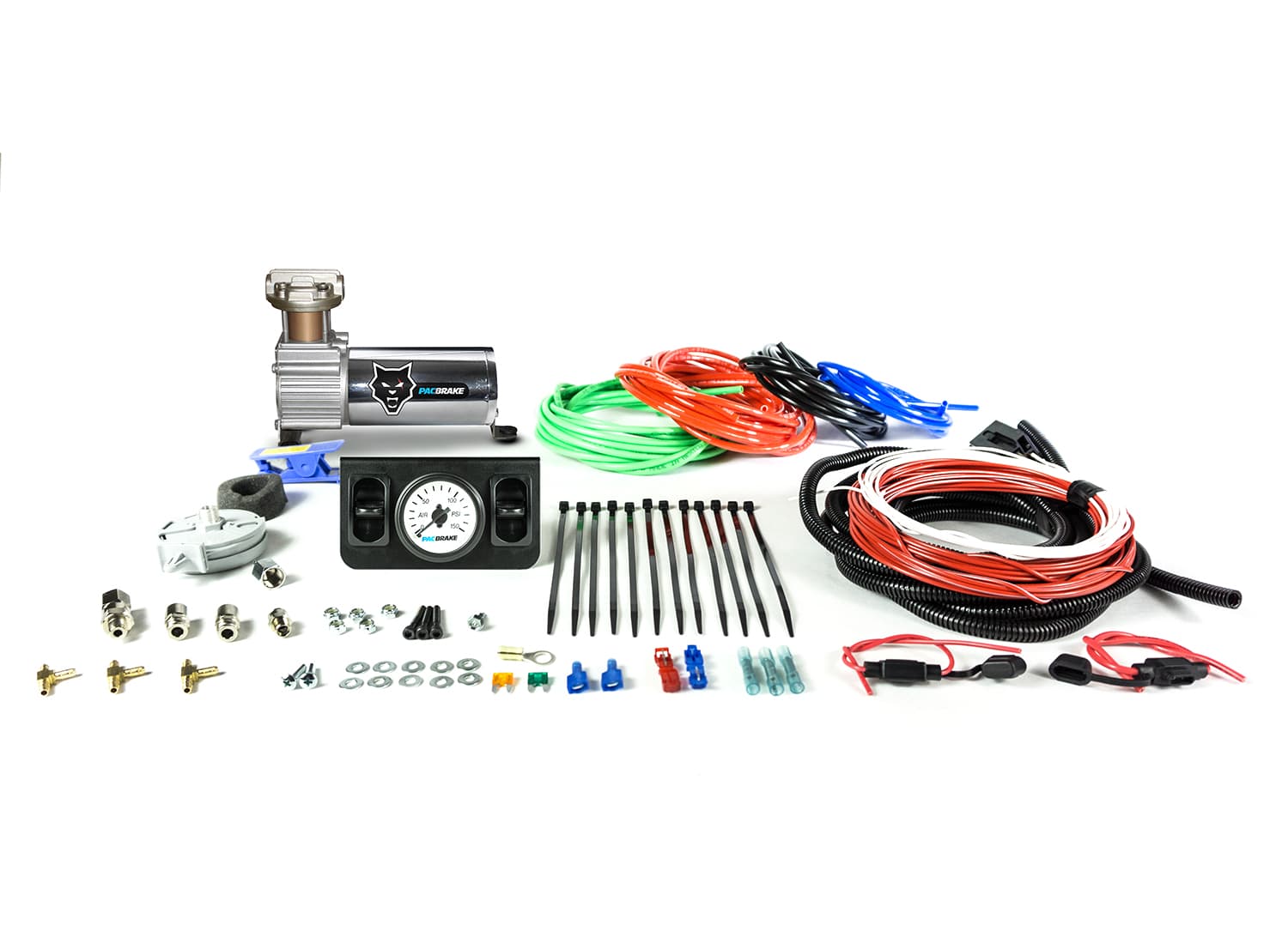 Pacbrake Premium In Cab Control Kit For Independent Paddle Valve In Cab Control Kit WMechanical Gauge Pacbrake