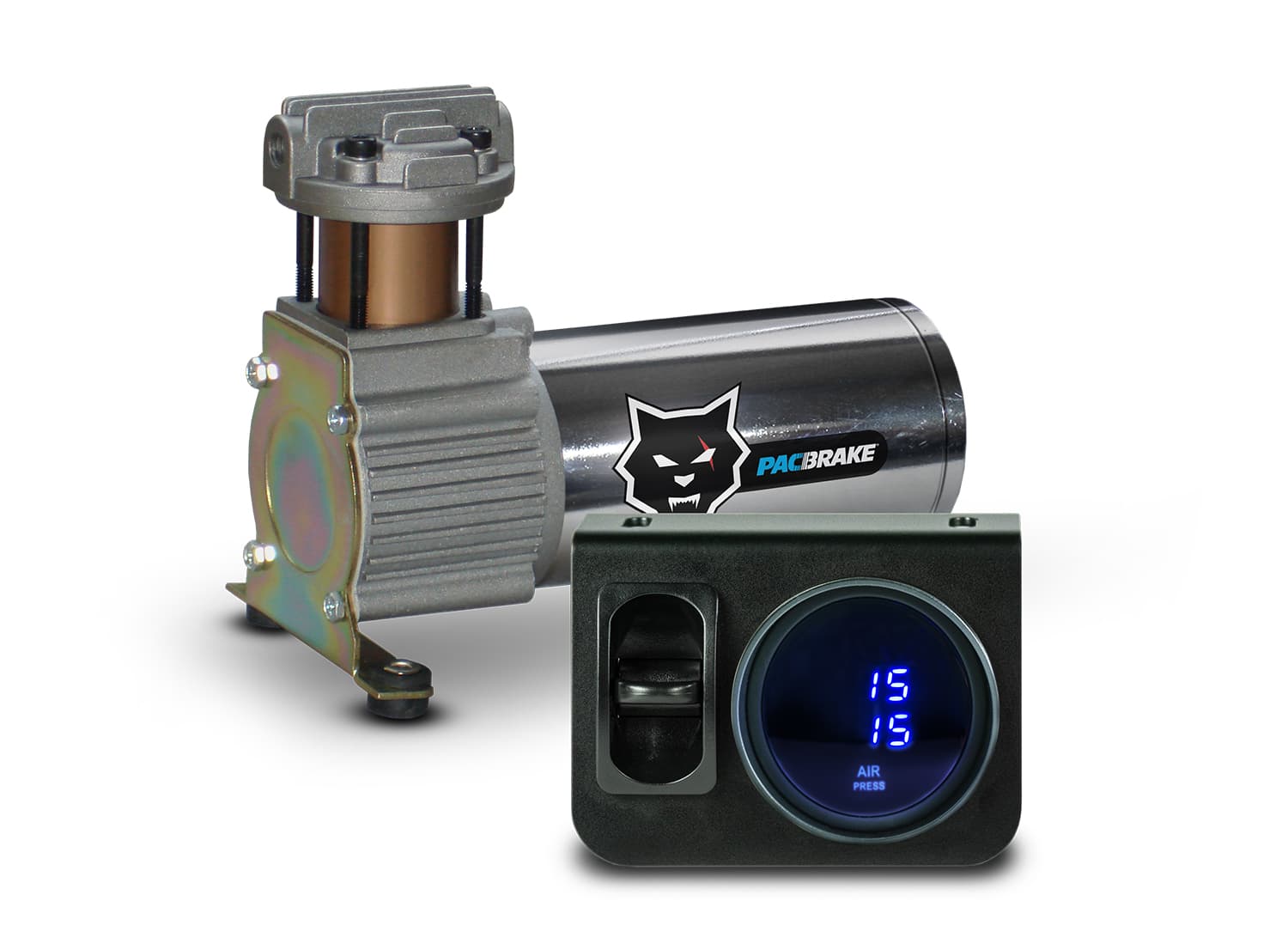 Pacbrake Premium In Cab Control Kit For Simultaneous Spring Activation WHP325 Compressor Air Spring Dash Switches Pre Built Harnesses Fittings Fasterners and Everything Required For a Complete Install Pacbrake