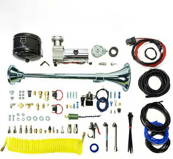 Premium Large Single Air Horn Kit WAir Horn Kit HP10234 And Onboard Air Kit HP10163 Pacbrake product image
