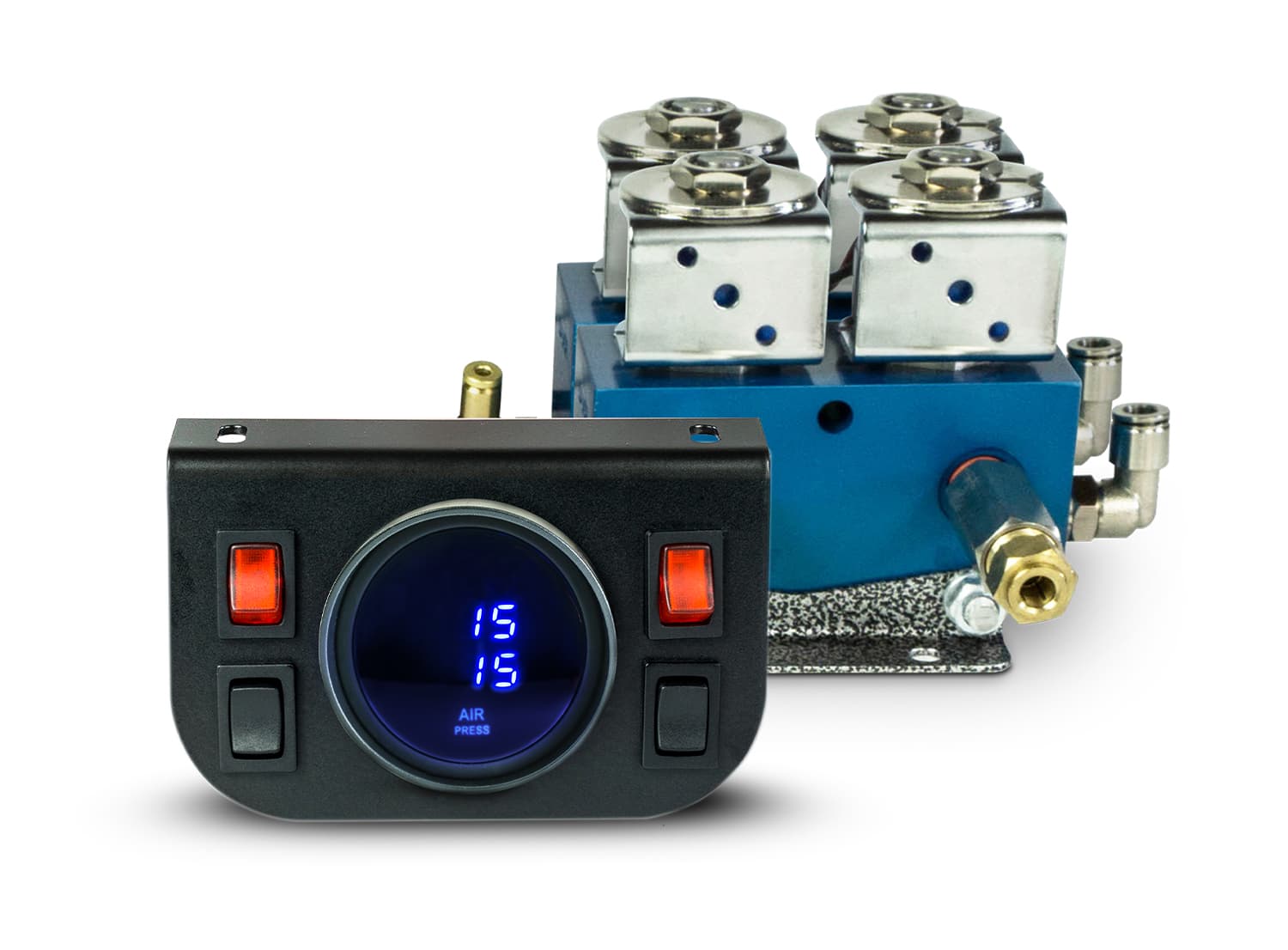 Pacbrake HP10261 Basic Independent Electrical In Cab Control Kit with Digital Gauge