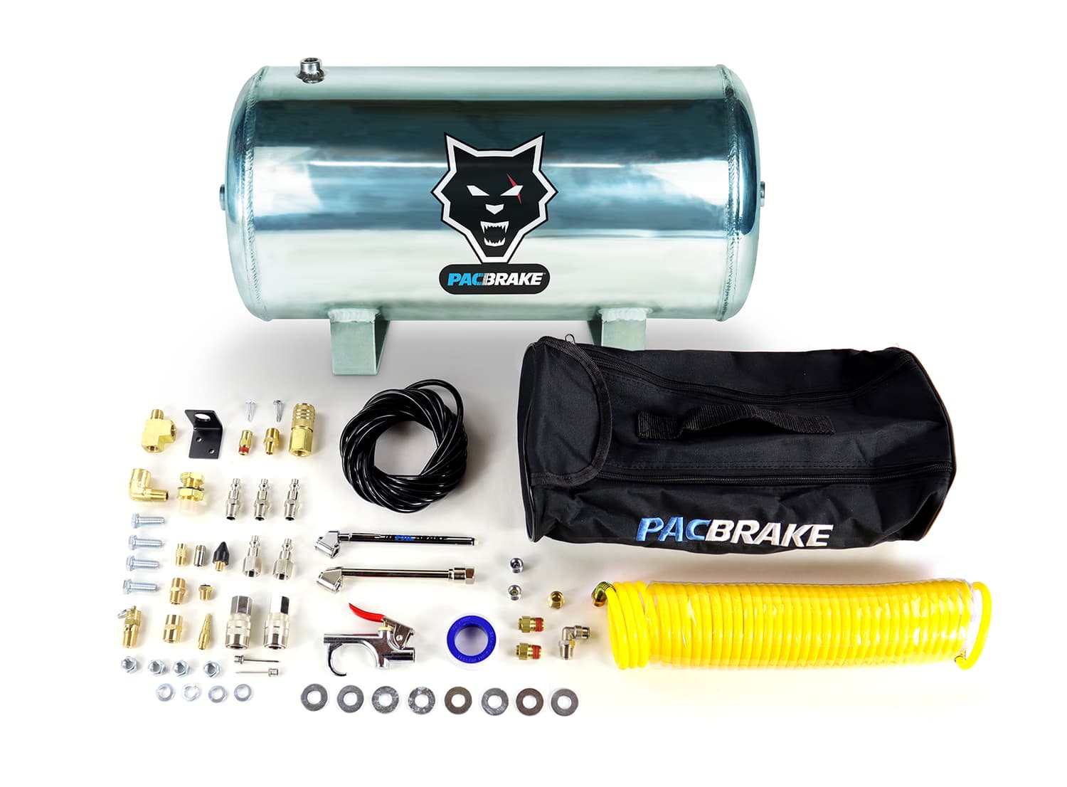 5 Gallon Aluminum Premium Air Tank Kit WAir Tank Airline Air Nozzle Air Accessories Fittings And Fasteners Pacbrake product image