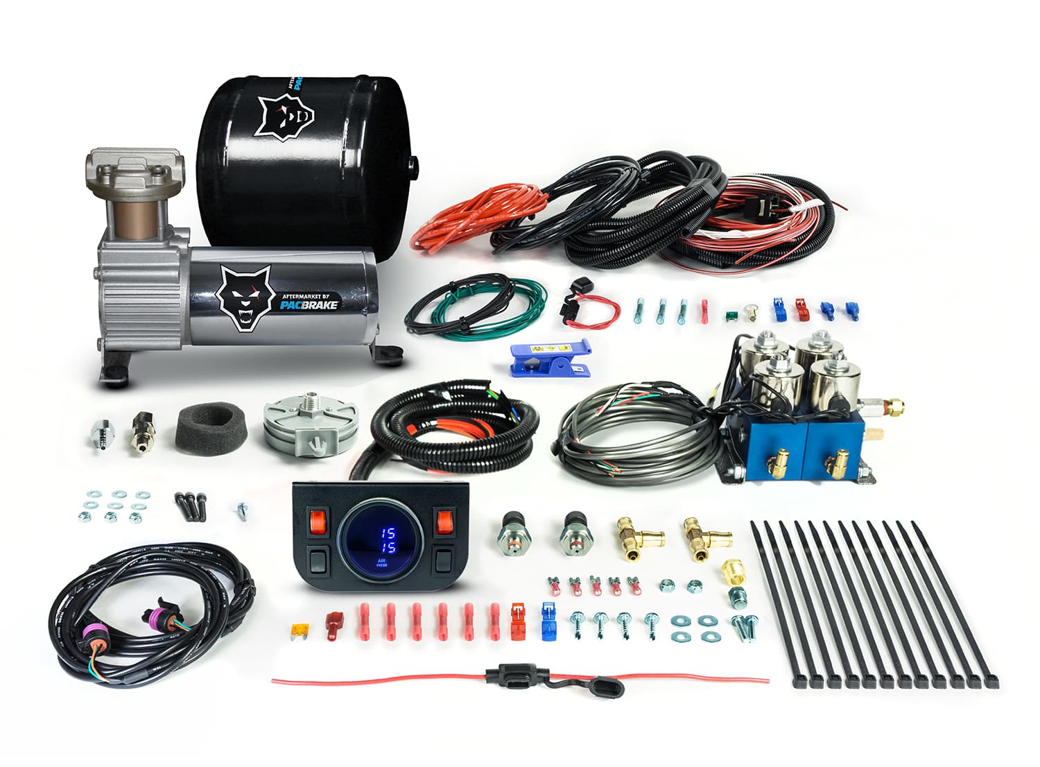Premium In Cab Control Kit For Independent Electric Air Spring Activation With Digital Gauge Pacbrake product image