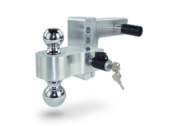 Pacbrake Ball Mount 2 Inch Shank 4 Inch Drop Chrome Pacbrake