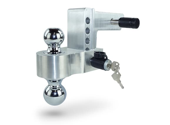 Ball Mount 2 Inch Shank 4 Inch Drop Chrome Pacbrake product image