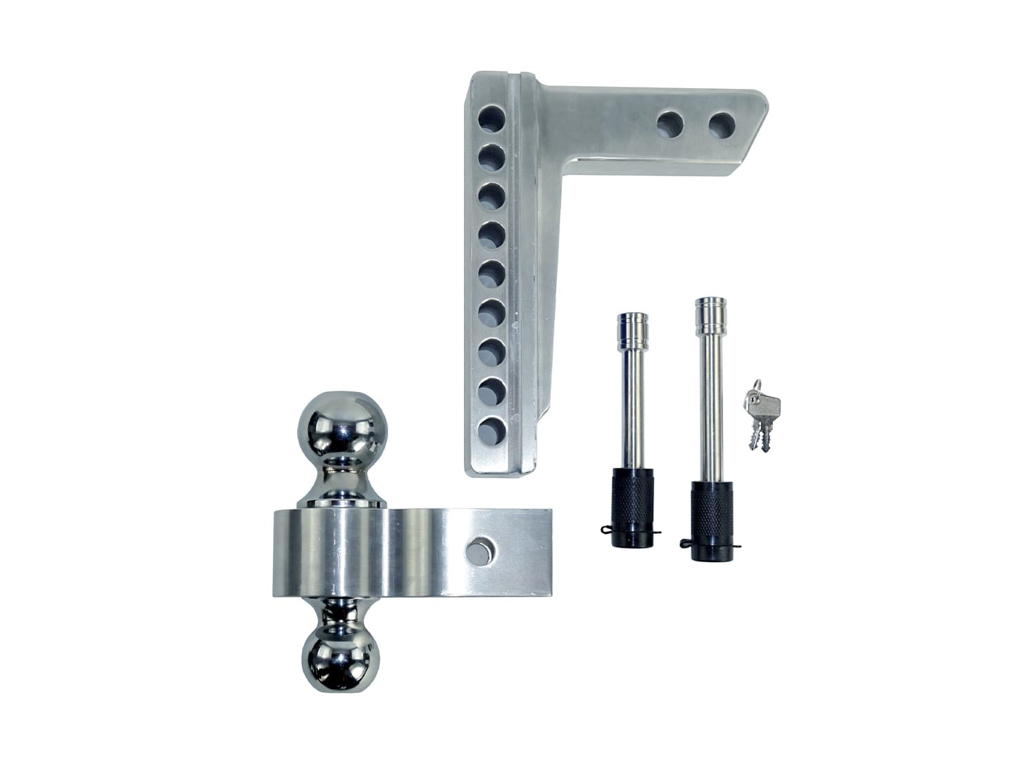 HP10598-1 Pacbrake Ball Mount - 2 shank 8 Drop Chrome product image