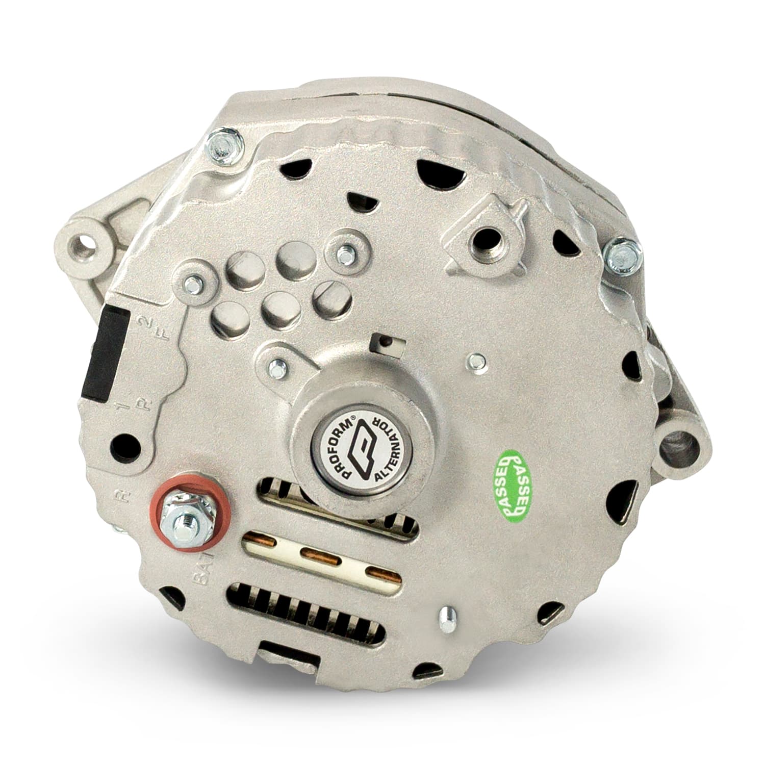 Alternator GM 73-86 w/ Internal Reg Machined Pulley Natural Finish Proform product image