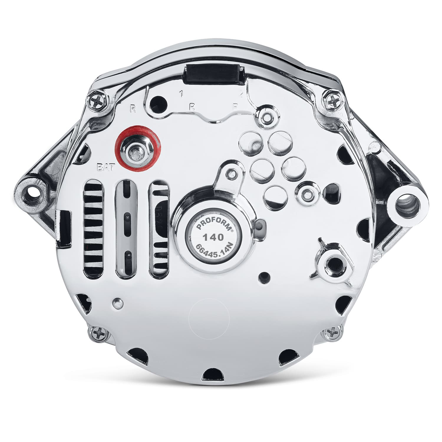 Alternator 140 AMP GM 1 Wire Style Machined Pulley Chrome Finish Proform product image