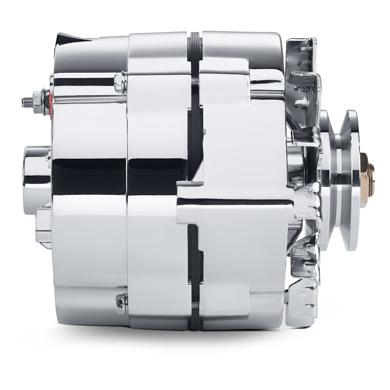 Alternator 140 AMP GM 1 Wire Style Machined Pulley Chrome Finish Proform product image