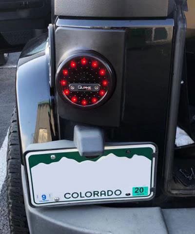 Quake LED - Qte1030 - Jeep Wrangler JK Round LED Tail Lights product image