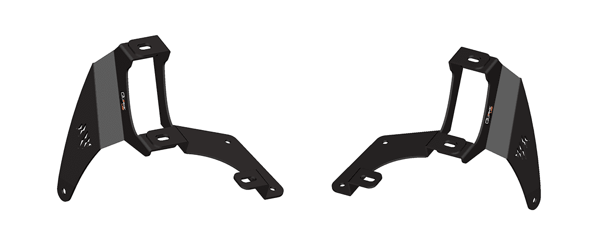 Quake LED - QBJ913 - Jeep Wrangler JL/Gladiator A-Pillar Dual Pod/Single 52 Inch Light Bar Cowl Mount for 2018-2020 Jeep Wrangler 2020-2020 Jeep Gladiator product image