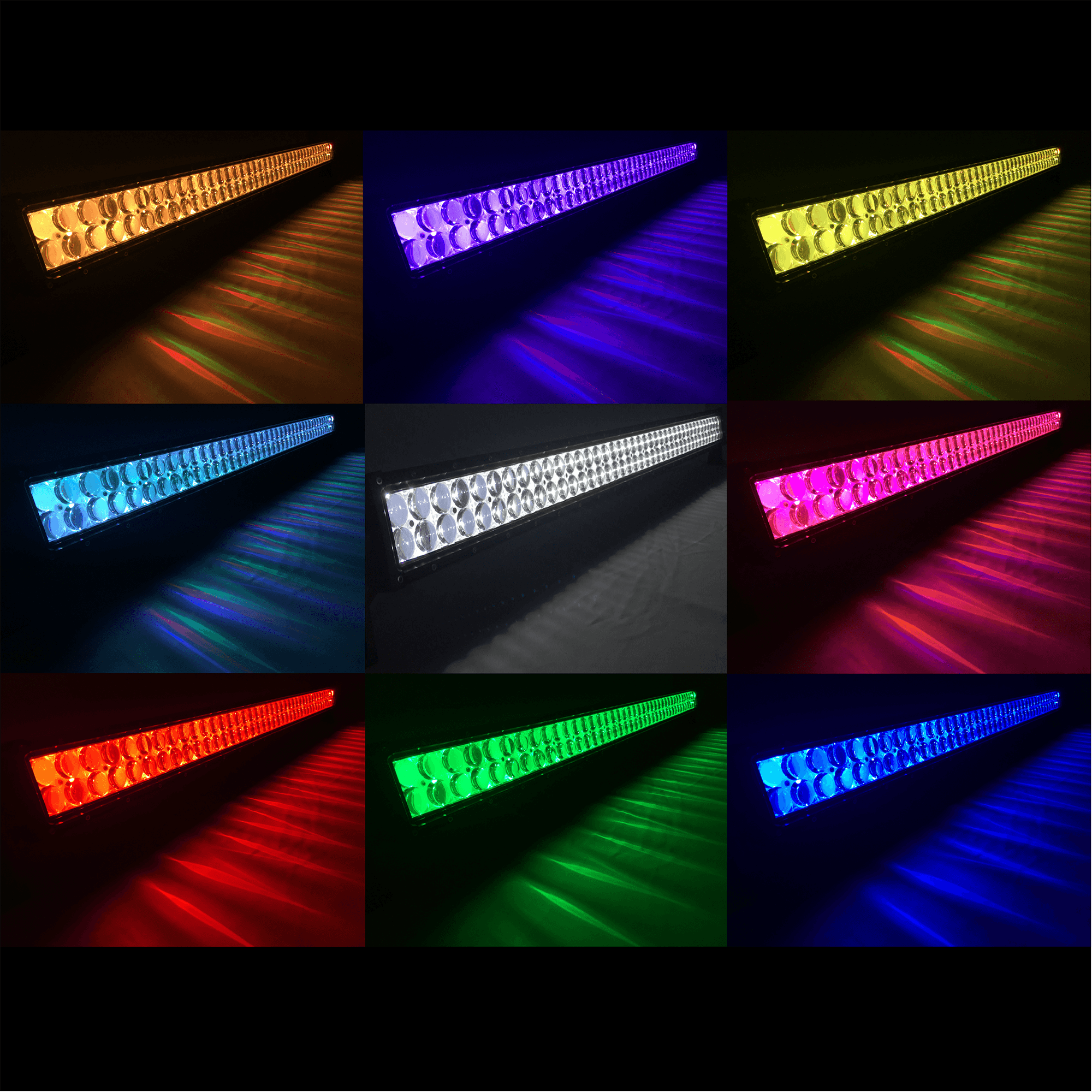 Quake LED - Quu525 - 32 Inch LED RGB Light Bar Dual Row 180 Watt Combo Ultra Accent Series Quad-Lock/Interlock product image
