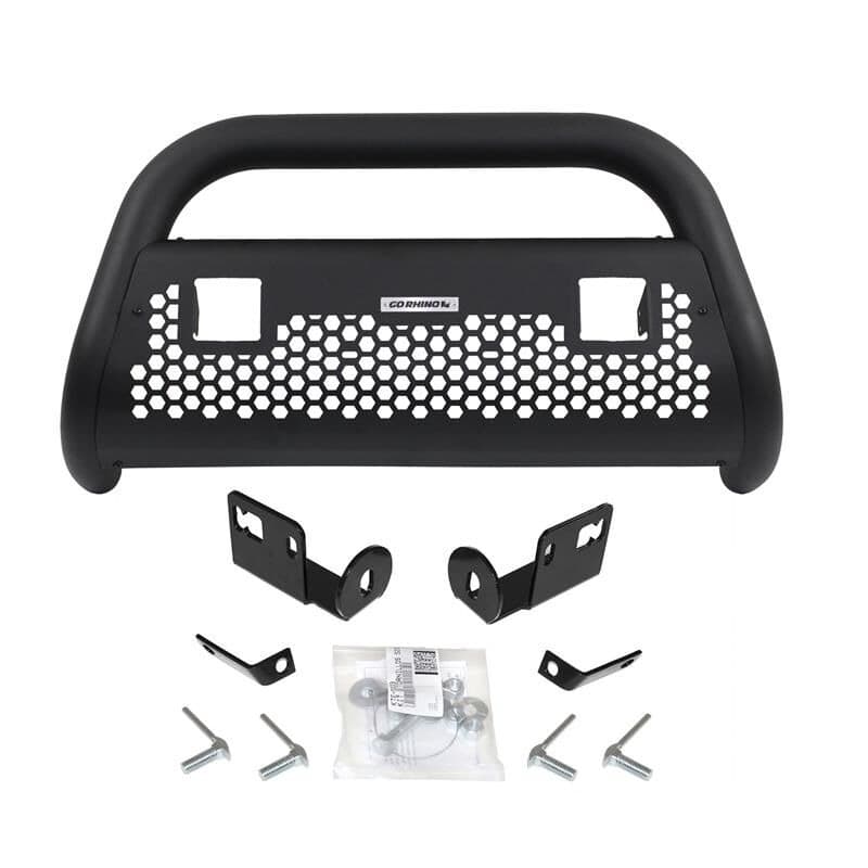 Go Rhino Go Rhino 55882LT - RC2 LR Bull Bar with Mounting Brackets & Two 3 Cube Lights - Textured Black