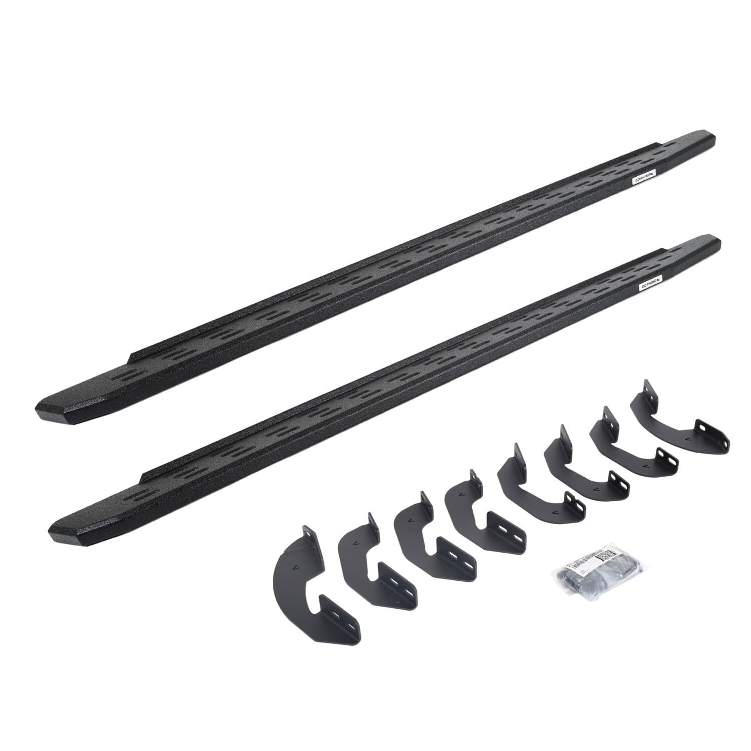 Go Rhino Go Rhino 69641687T - RB30 Running Boards with Mounting Bracket Kit - Protective Bedliner Coating