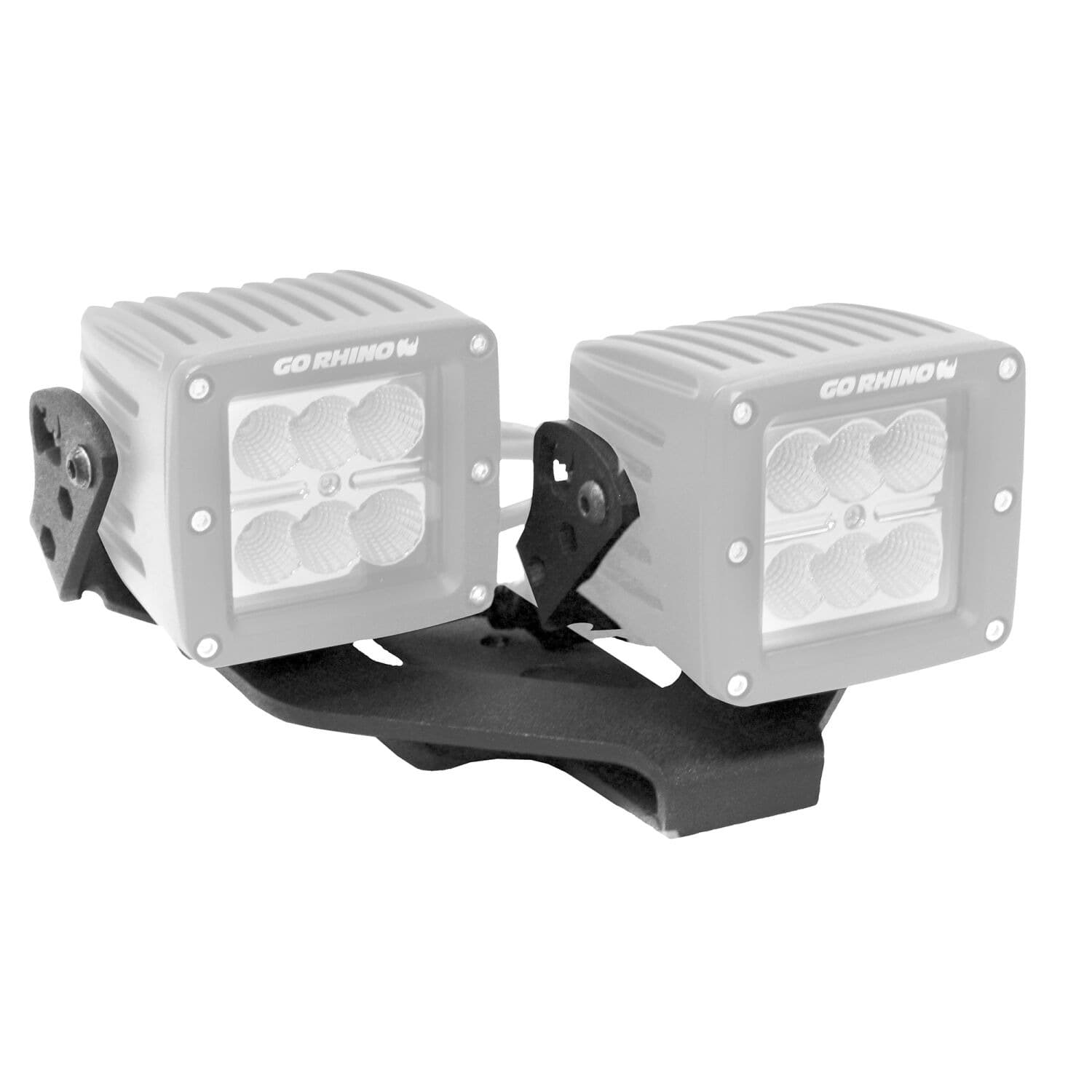 18c Wrangler Jl&jt Gladiator Light Mounts Black Powdercoat Finish product image