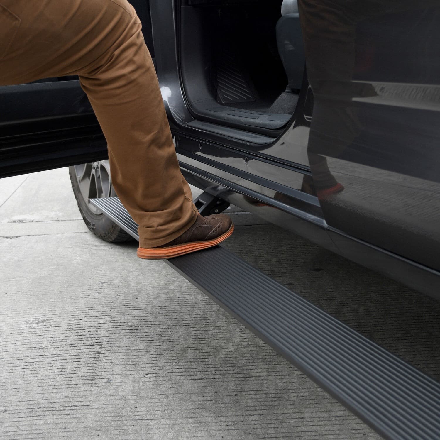 Go Rhino 20412680PC - RealTruck VoltStep Electric Running Board Kit - Textured Black product image
