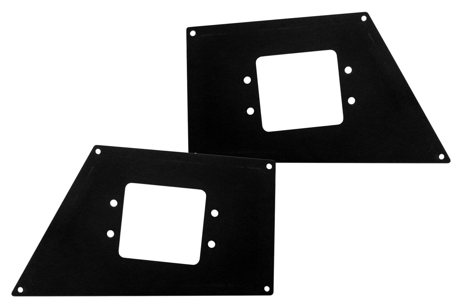 Go Rhino 241731T - BR5/BR10 Front Light Plates (3x3 Flush Mount) - Textured Black product image