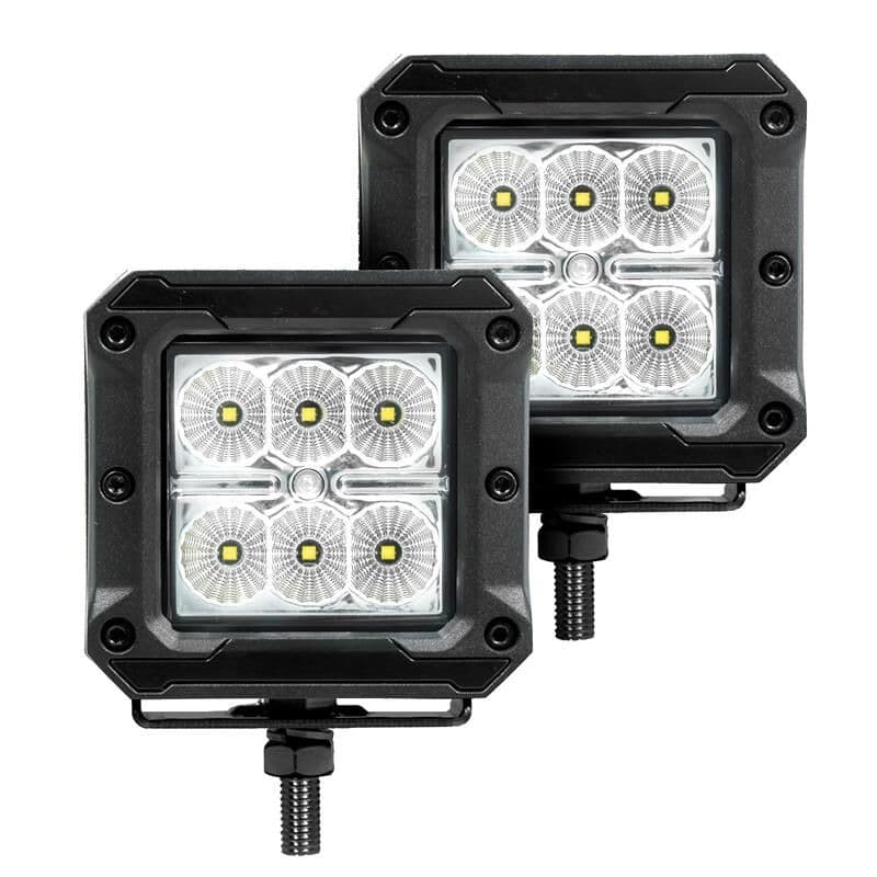 Go Rhino 55882LT - RC2 LR Bull Bar with Mounting Brackets & Two 3 Cube Lights - Textured Black product image