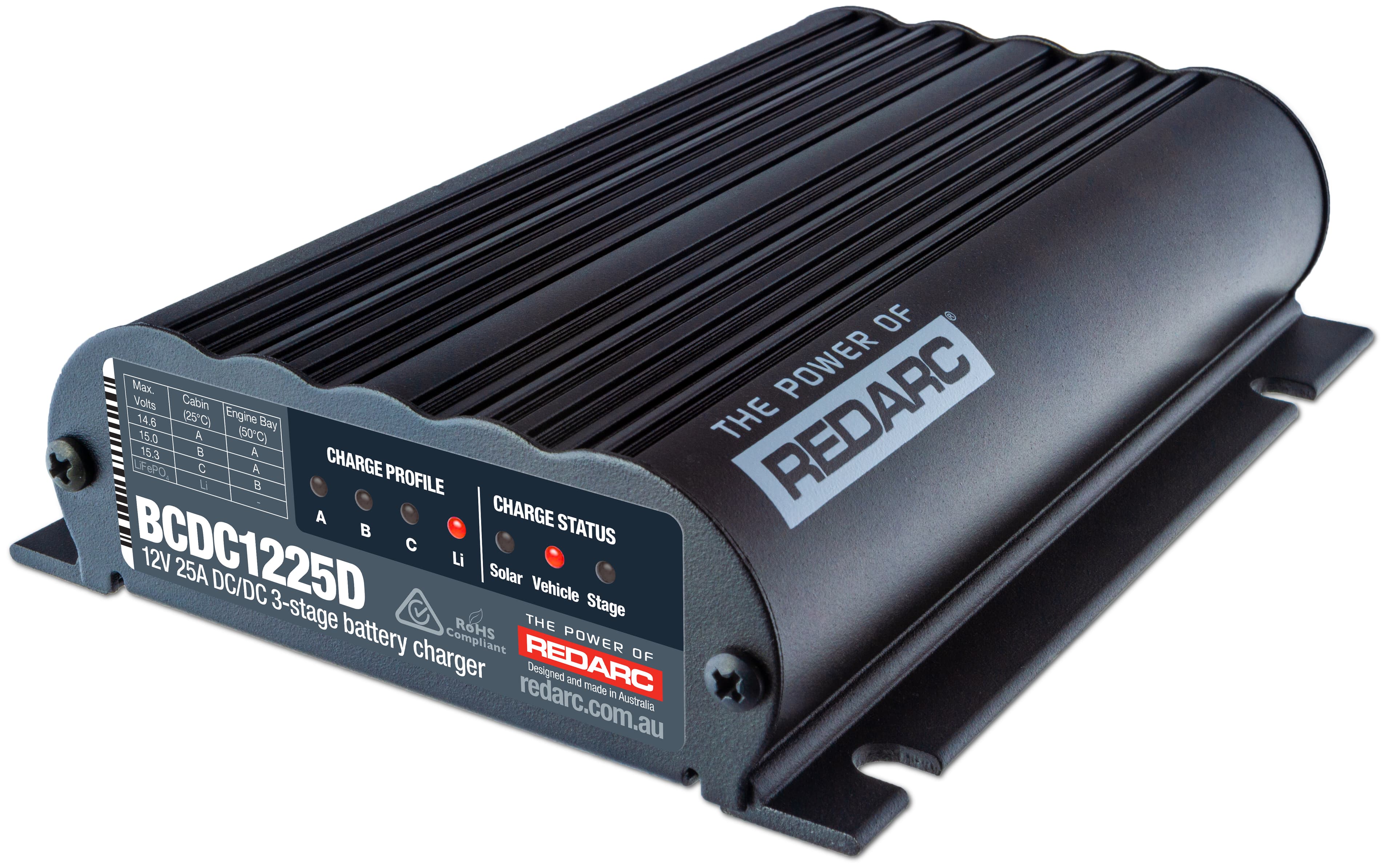 12v 25a Smart Start Dc/Dc Dual Input Battery Charger product image