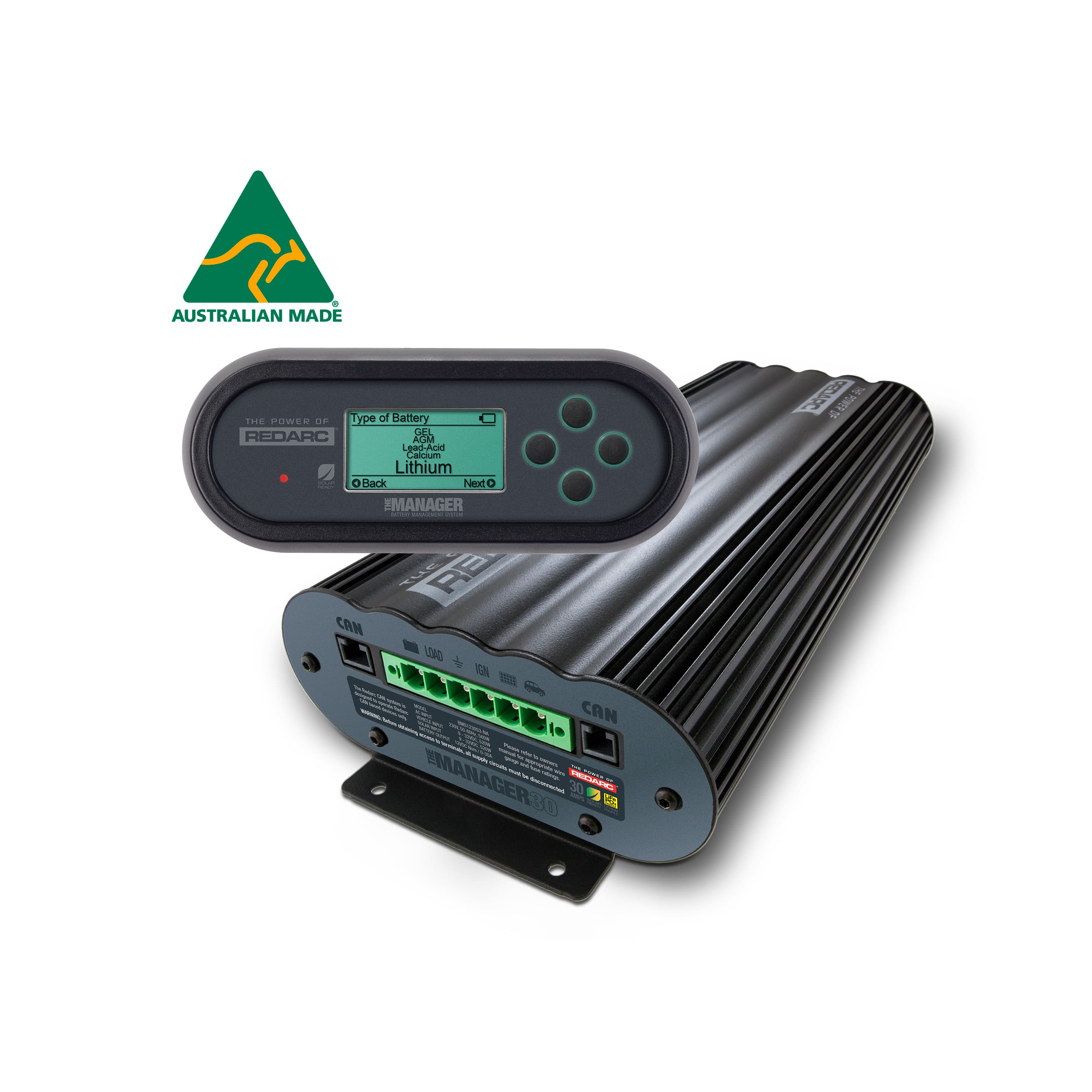 REDARC BMS1230S3-NA Manager30 S3 Battery Management System product image