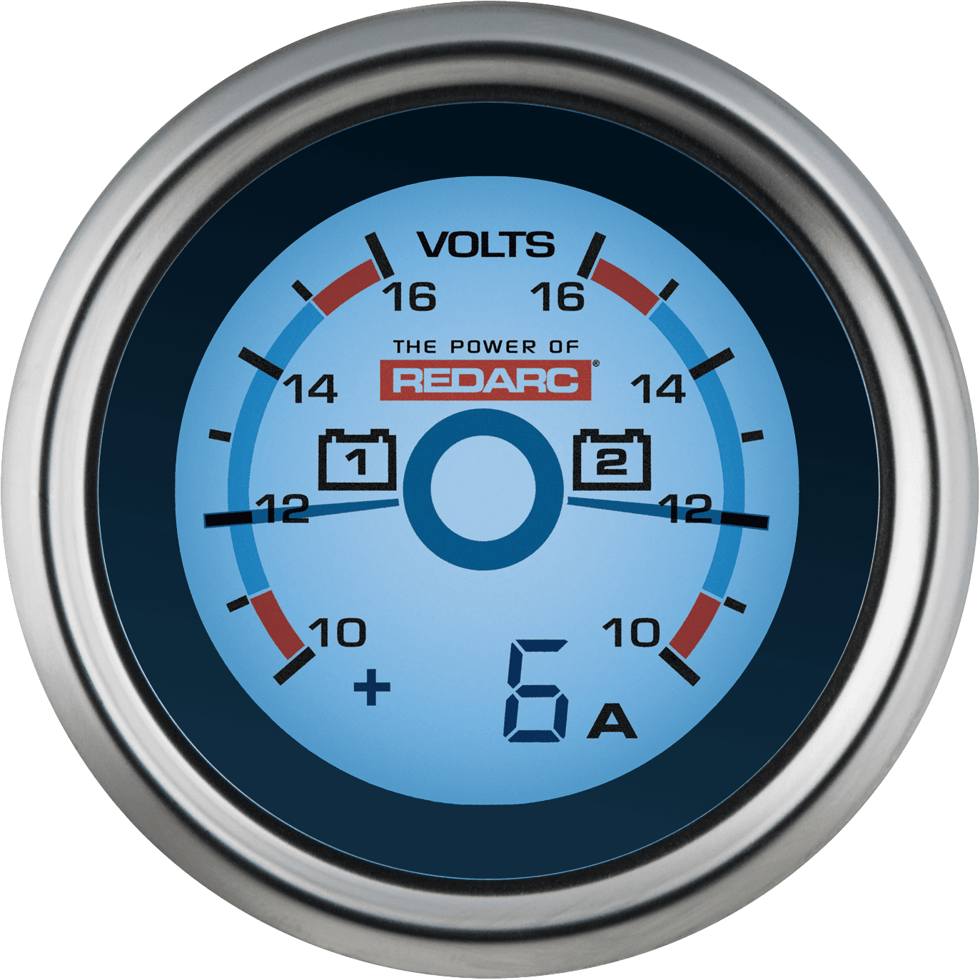 Dual Voltage 52mm Gauge With Optional Current Display product image