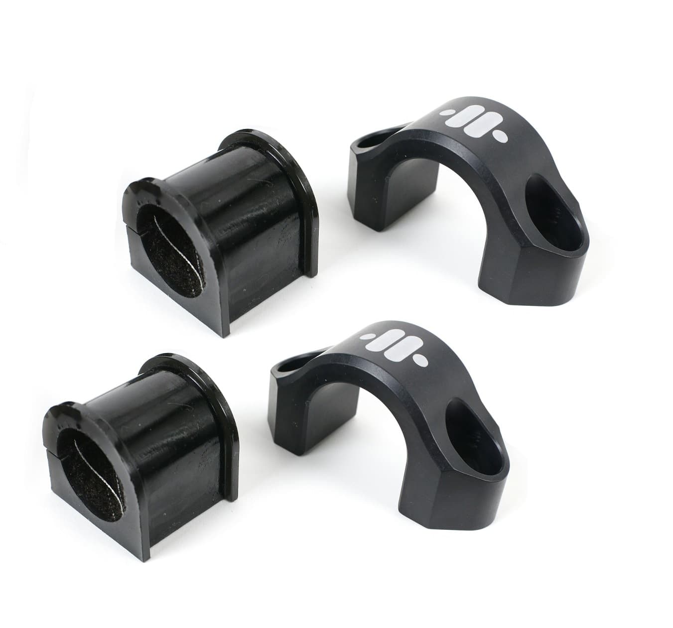 Ridetech Delrin Sway Bar Bushing Kit 1.125 Inch I.DX 2.5-3.5 Inch Wide Hole Pattern 1 Pair Of Delrin Inserts Polyurethane Bushings And Straps Ridetech