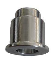 Ridetech Aluminum Spacer .5 Inch I.DX .740 Inch .980 Inch OalUniversal Chem-Coat Clear 2 Inch Overall Shock Spacer For Strong ArmsUse 2 To Make 1.980 Inch Ridetech