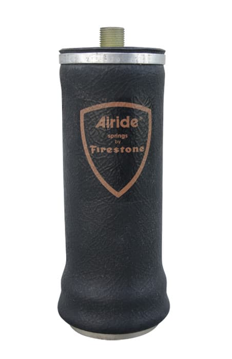 Ridetech Firestone 7076 Rolling Sleeve Air Spring 4 Inch Diameter W/ 1/8 Inch NPT Port Length Is 3.5 Inch Minimum 5 -6 Inch Ride Height And 9 Inch Maximum Load Capacity Is 800 LbsAt 100 Psi Ridetech