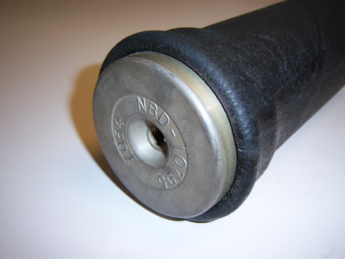 Firestone 7076 Rolling Sleeve Air Spring 4 Inch Diameter W/ 1/8 Inch NPT Port Length Is 3.5 Inch Minimum 5 -6 Inch Ride Height And 9 Inch Maximum Load Capacity Is 800 LbsAt 100 Psi Ridetech product image