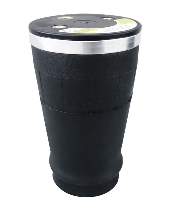 Firestone 9000 Tapered Rolling Sleeve Air Spring 5 Inch Diameter W/ 1/4 Inch NPT Port Length Is 4.5 Inch Minimum 9 -9.5 Inch Ride Height And 12 Inch Maximum Load Capacity Is 1500 LbsAt 100 Psi Ridetech product image