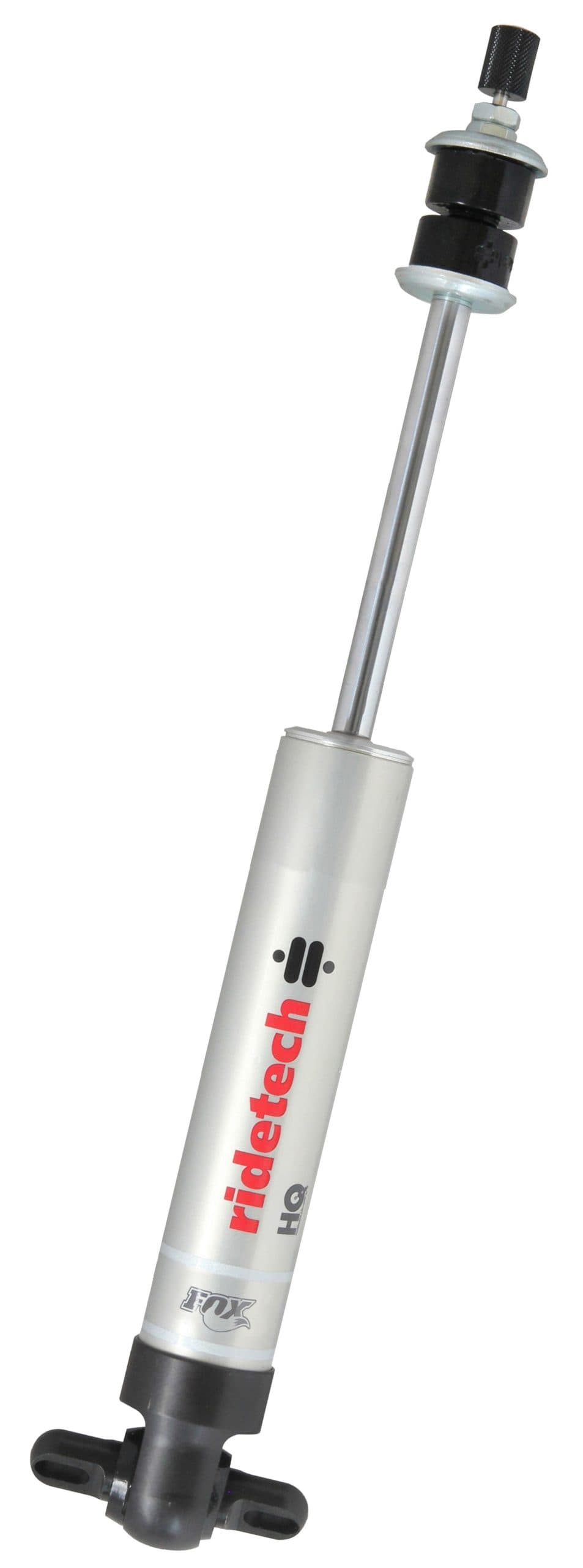 Ridetech Front HQ Shock Absorber W/ 3.85 Inch Stroke W/ Wide T-Bar/Stud Mounting 1 Rebound Adjustable Shock 7.55 Inch X 11.4 Inch W/ A 9.5 -9.75 Inch Ride Height Ridetech