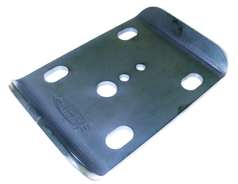 U-Bolt Plate 1/4 Inch Thick W/ 5.5 Inch X 7.5 Inch Hole Spacing For 3 Inch Axle Housing Un-Coated Ridetech product image