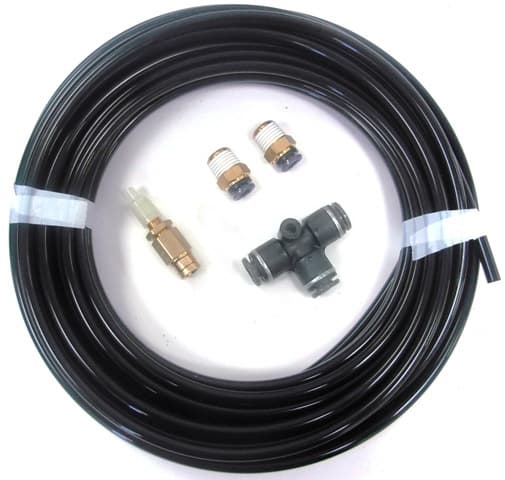 Ridetech Ridetech 32000004 Inflation kit with 30ft. 1/4 airline, 2 1/4 npt straights, 1 T and 1 schrader.