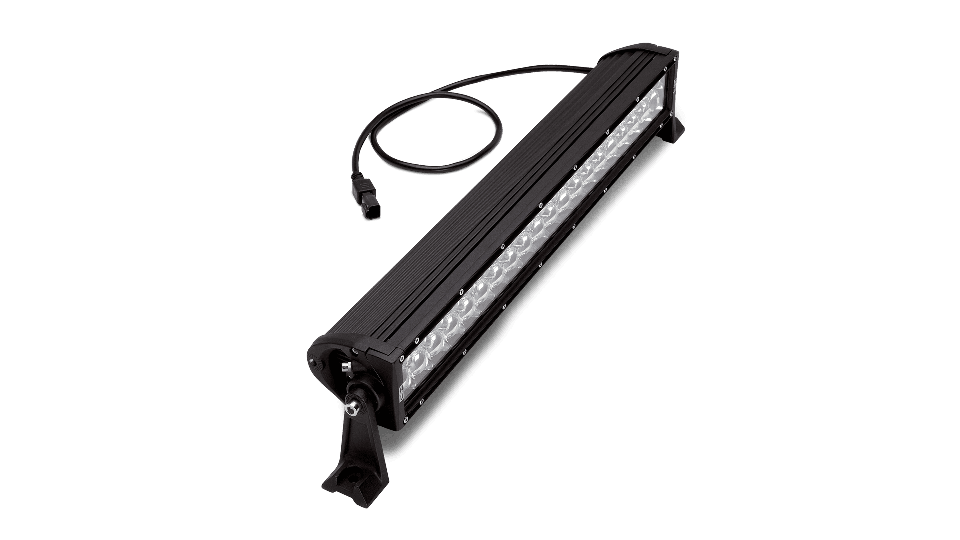 ECO-Series Rear Bumper; w/Dual Cube Light Pockets; 1/8 in. Steel Plate; Textured Black; product image