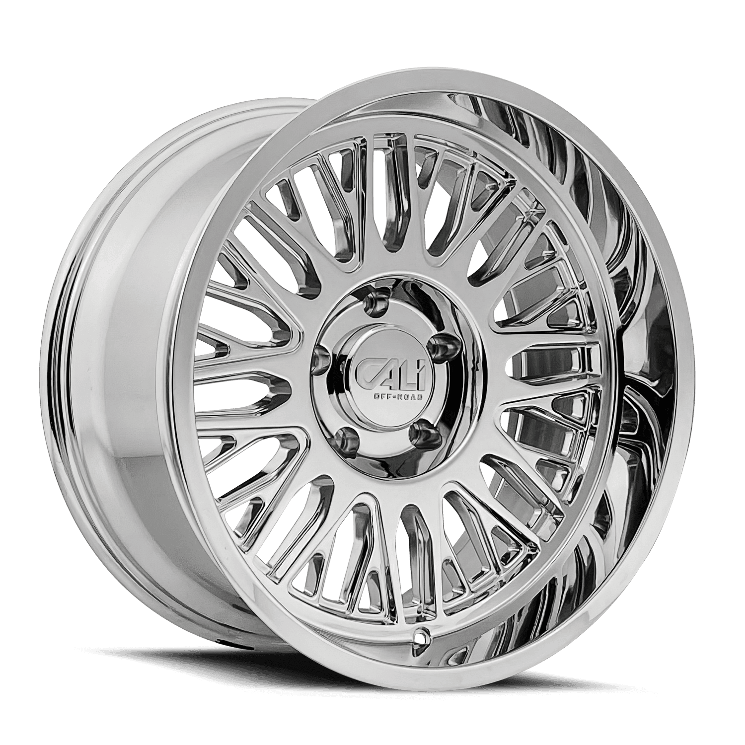 Cali Offroad Cast Aluminum Wheels Vertex 9116 CH 22x12 Chrome 8 On 165.1 Bolt Pattern -44 Offset Cali Offroad Wheels