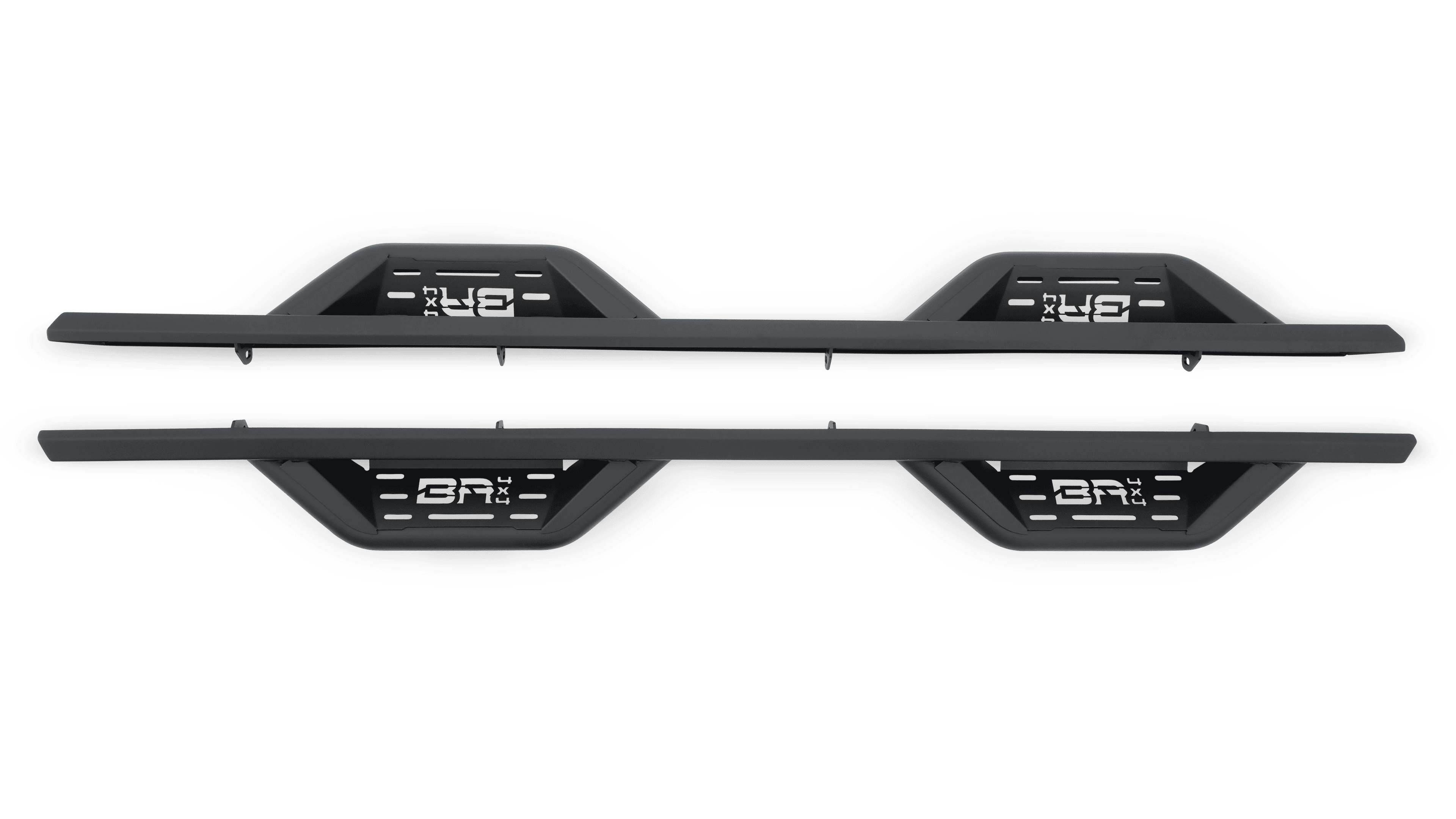 Ambush Side Steps; 2 in. Ergonomic Style; Step Slider; Steel Construction; product image