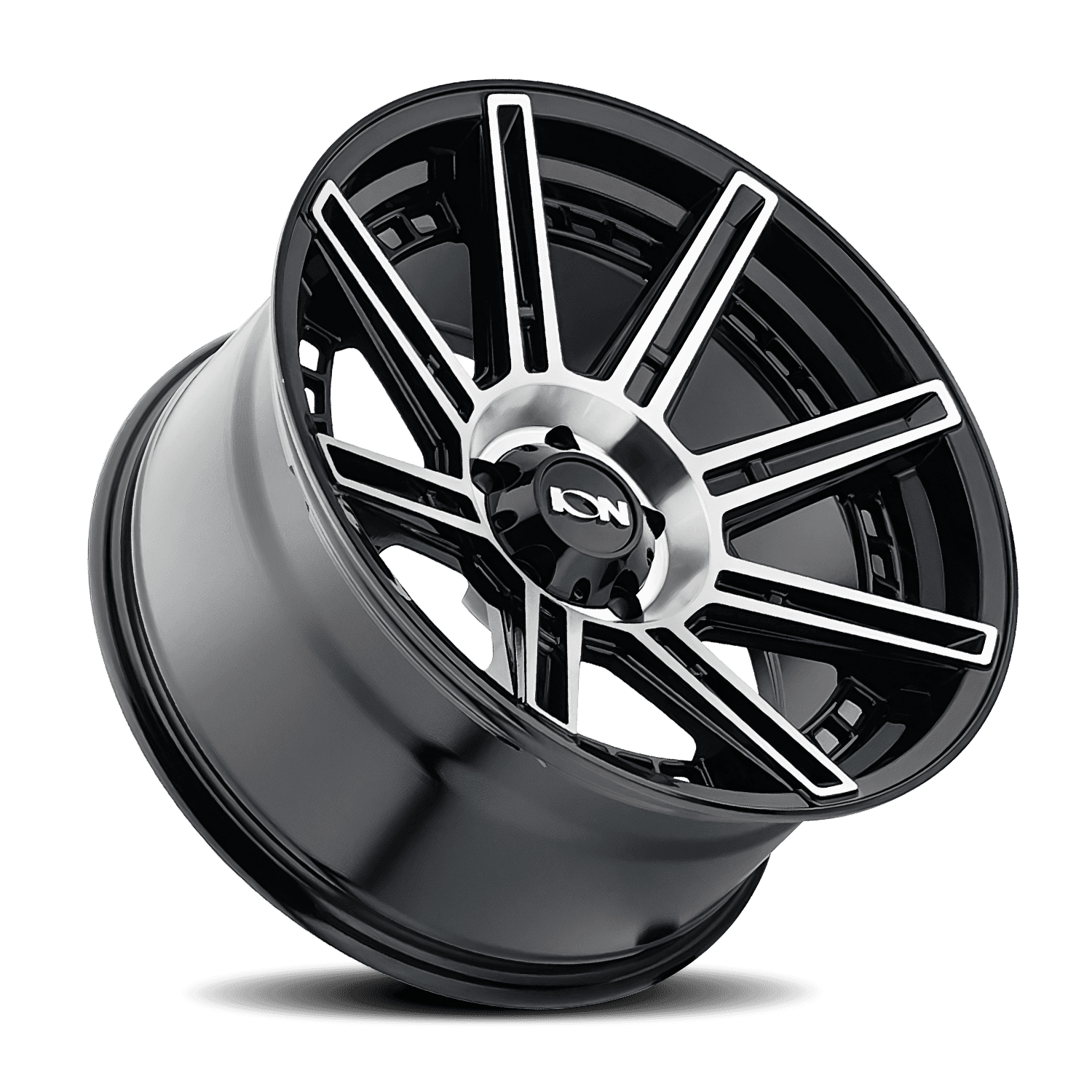 Cast Aluminum Wheels 149 BM 20x10 Machined Black 6 On 139.7 Bolt Pattern -24 Offset ION Wheels product image