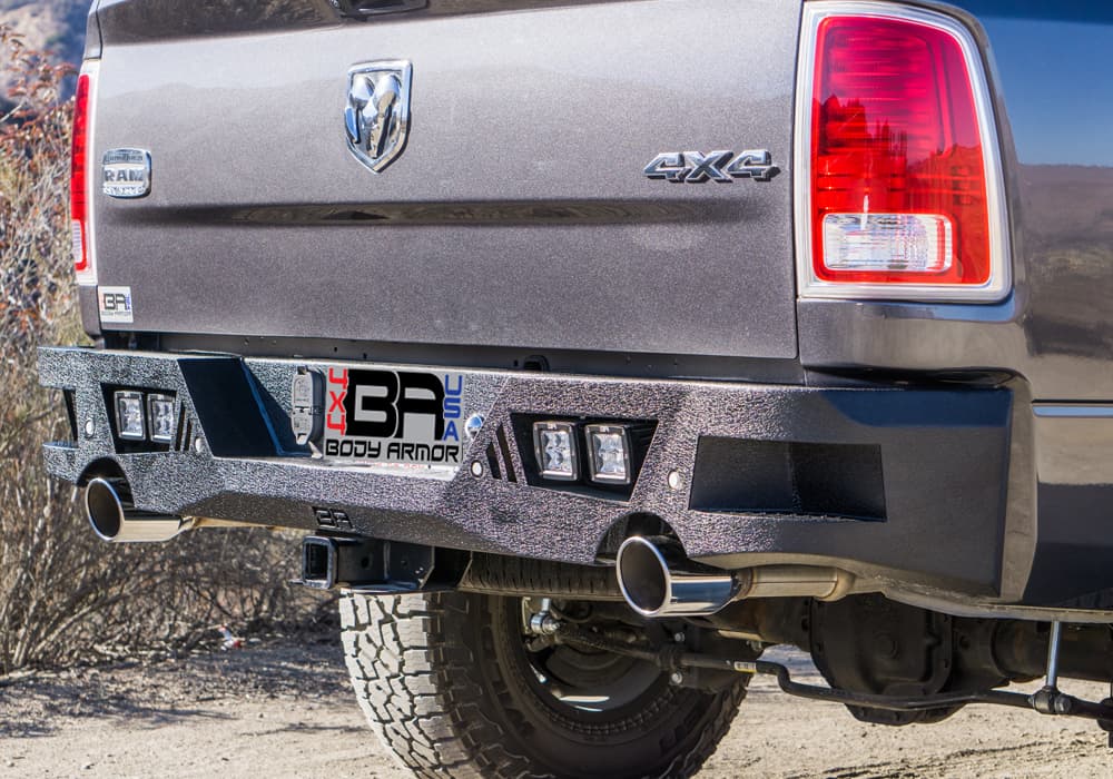 Body Armor 4x4 FD-2964 Eco Series Rear Bumper, Black, F-250 product image