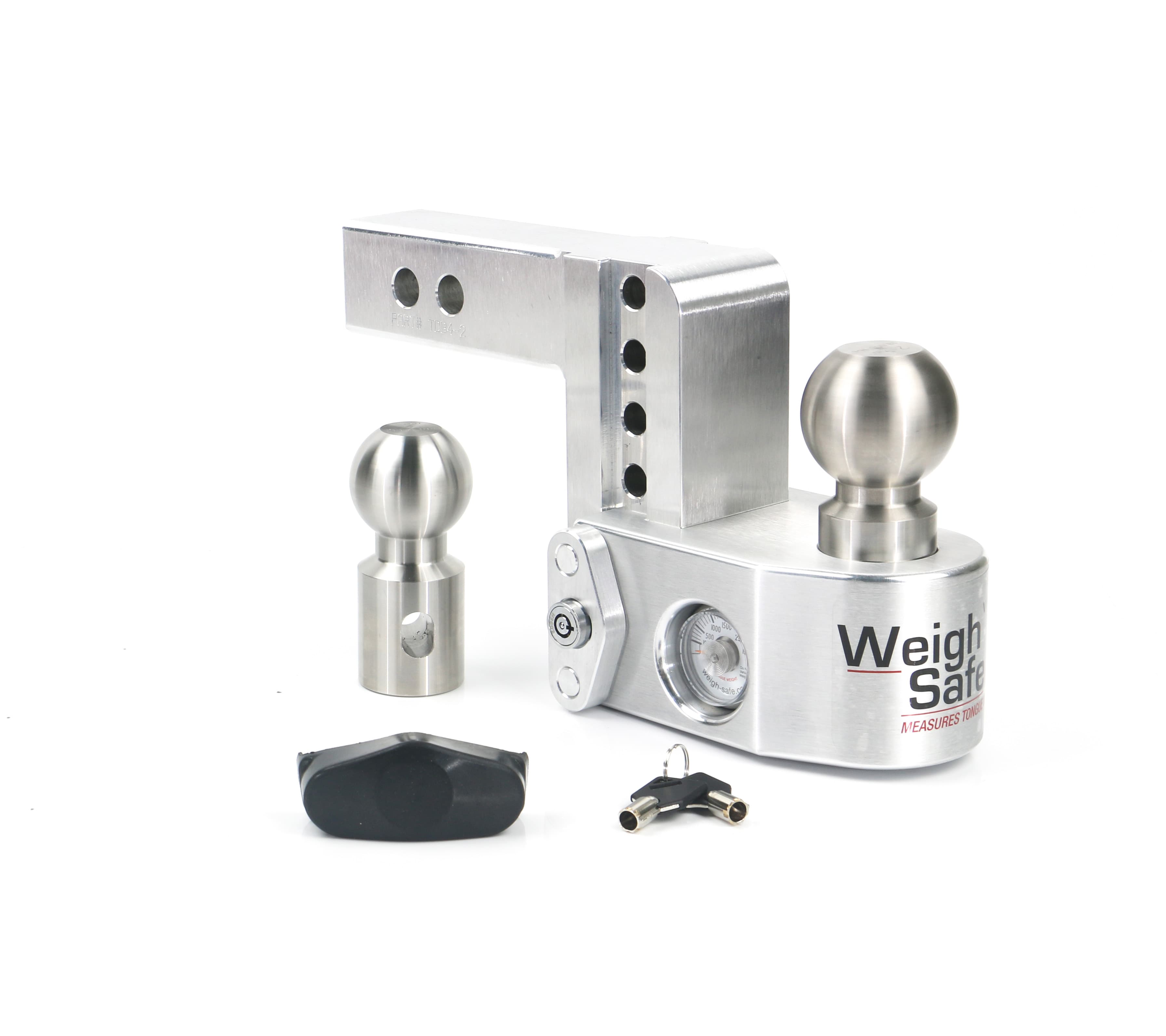 Weigh Safe Weigh Safe 4in Drop Hitch w/ 2in Shank (8k/10k Gtwr)