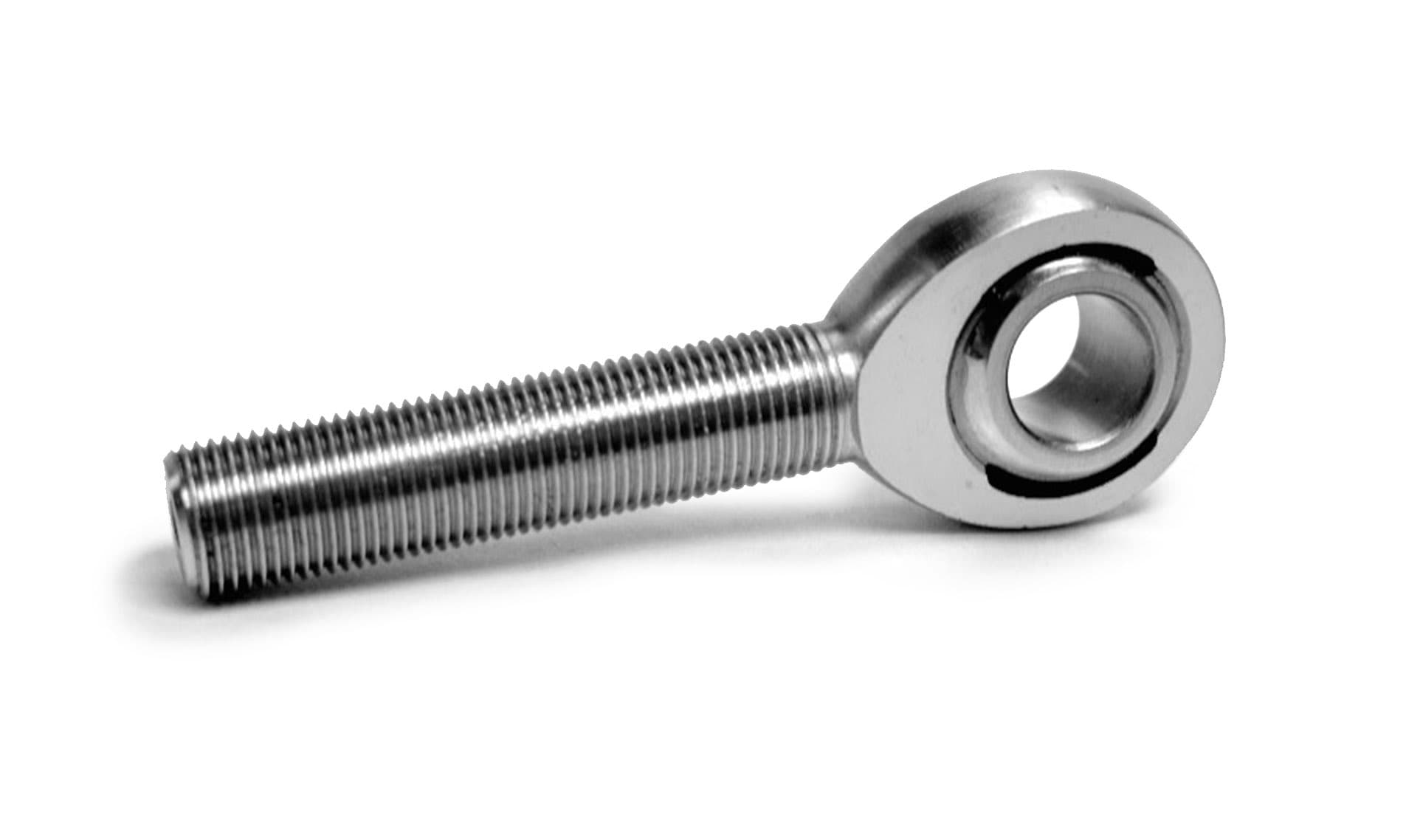 Steinjager Steinjäger Inch Male Rod Ends 1/2-20 LH x 1/2 Chrome Moly Housing, Nylon Race Extra Long Stem 1 Pack