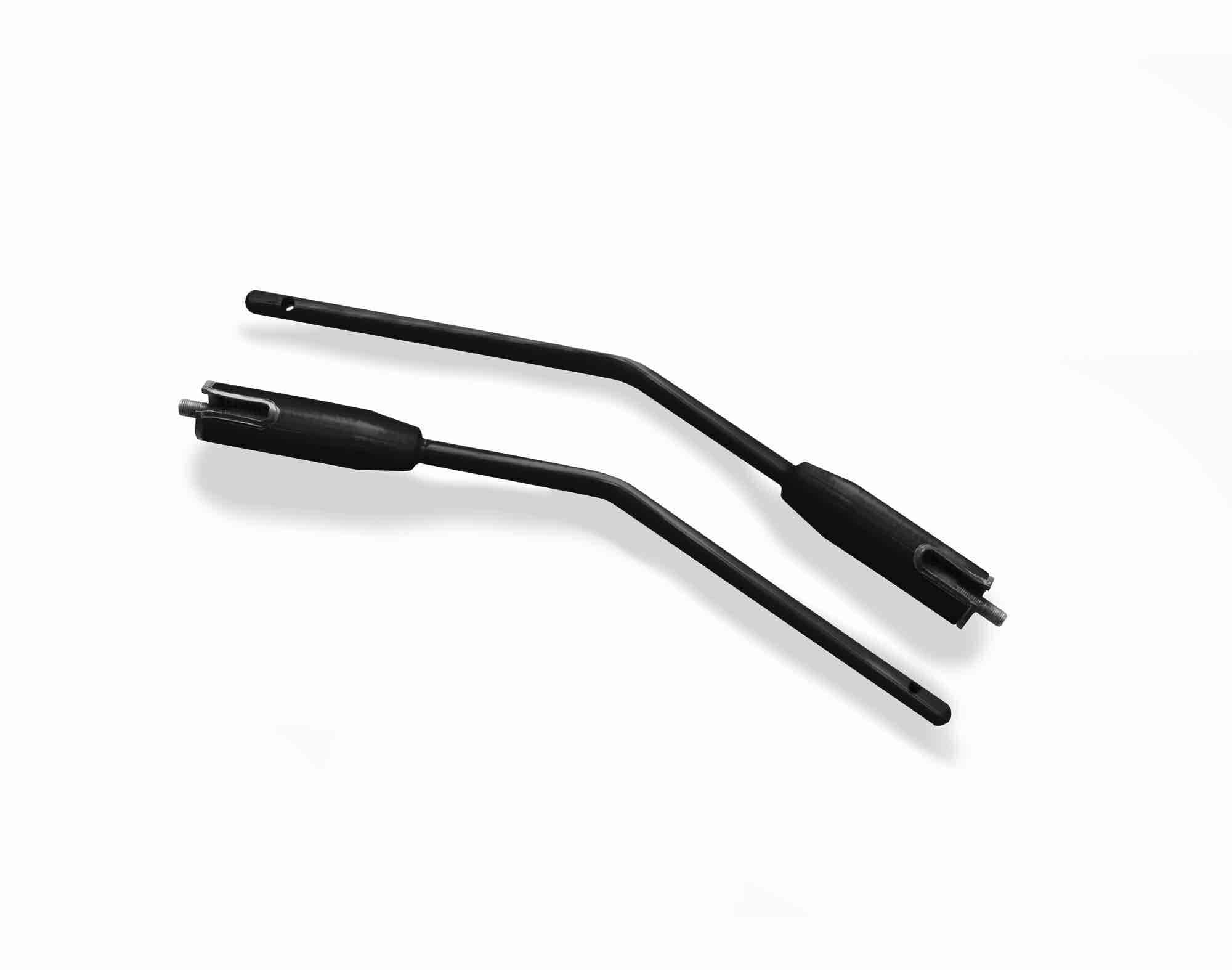 Steinjager Steinjäger Exterior Accessories Wrangler JL 2018 to Present Mirrors Isolated Leg Kit Black