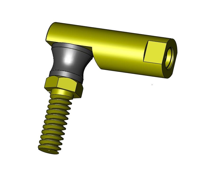 Steinjäger 90 Degree Plated Steel Cable Ball Joints M6 x 1.00 x M8 x 1.25 RH 50 Pack product image